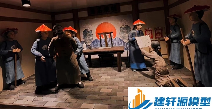 尚志陈规除恶绅微缩场景