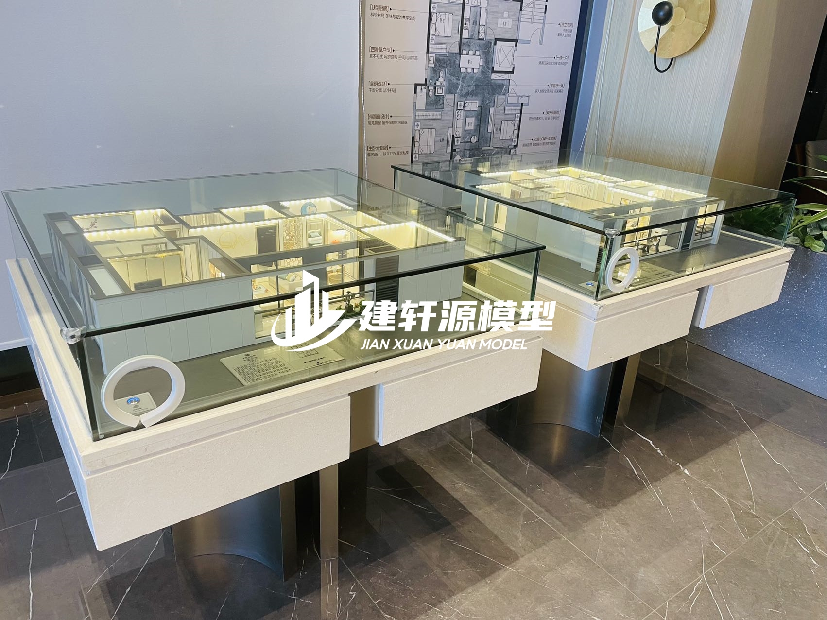 尚志中梁地产户型模型制作
